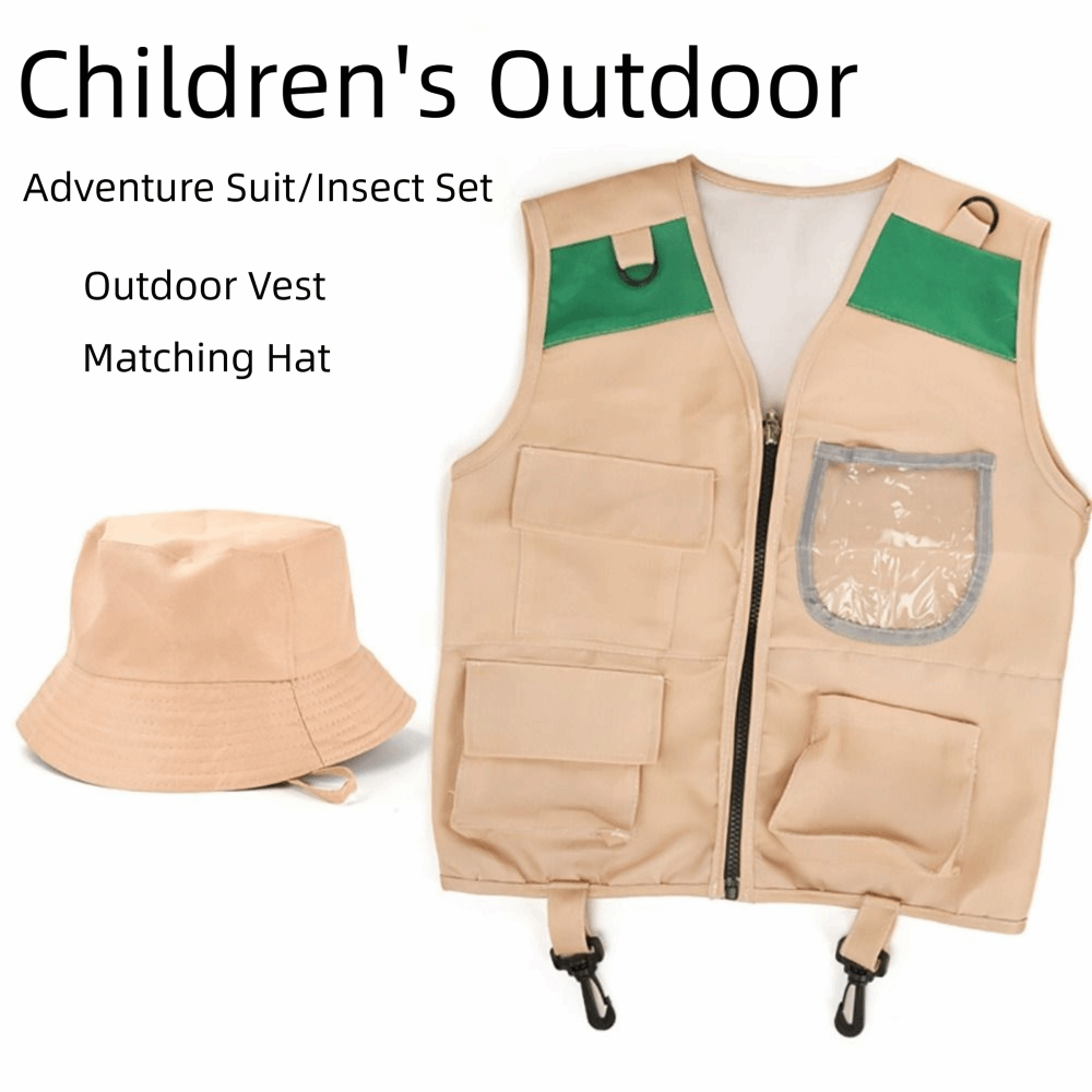 Multicolor Explorer Hat Vest C - Kids Outdoor Adventure Kit avaliação e preço