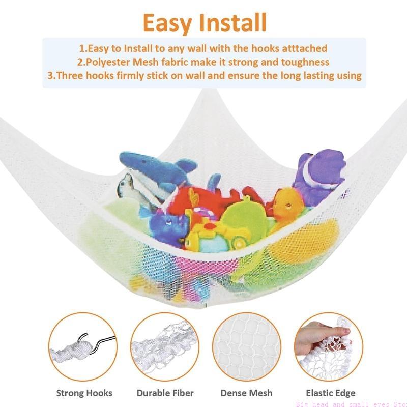 Mesh Net Toy Hammock Corner St - Kids Outdoor Hammock avaliação e preço