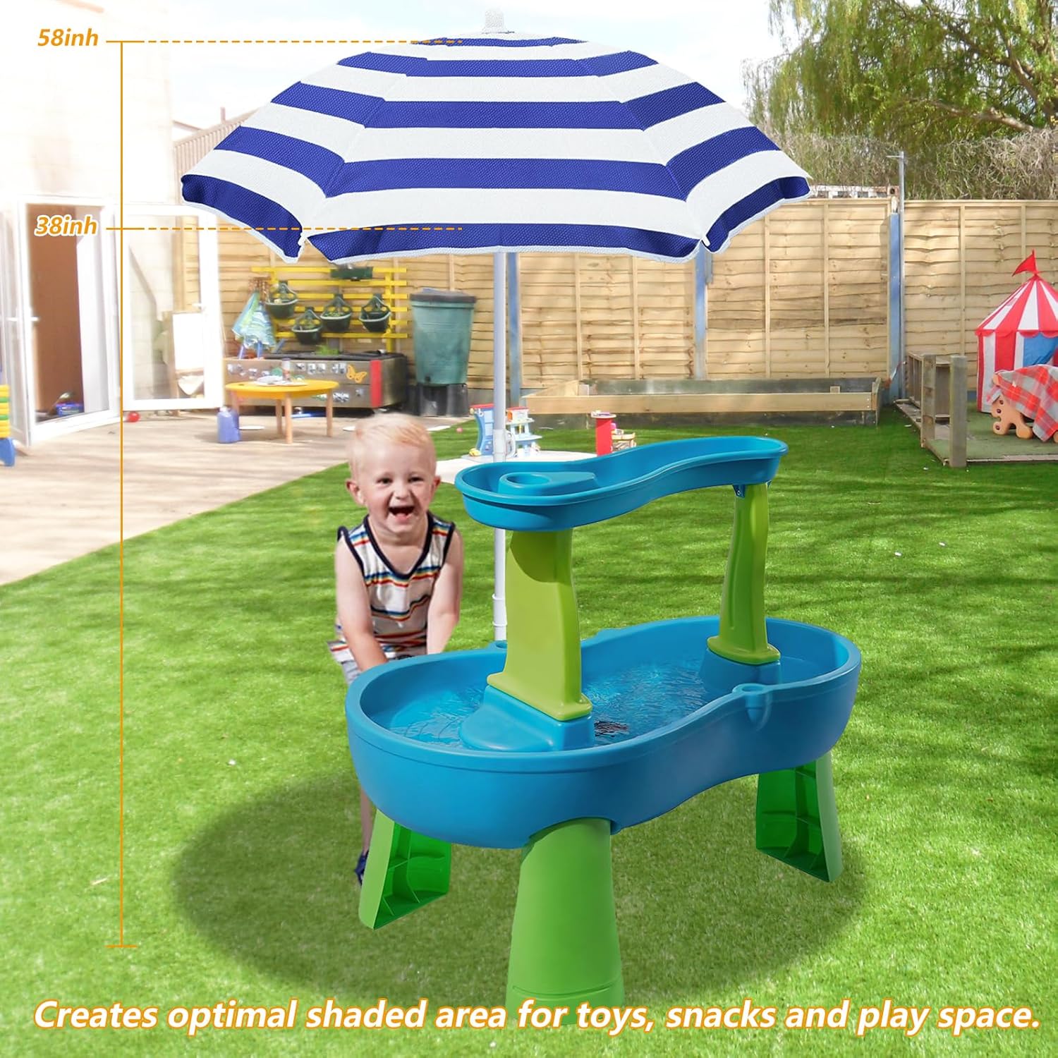 Kids Beach Umbrella for Water  - Kids Outdoor Table With Umbrella avaliação e preço