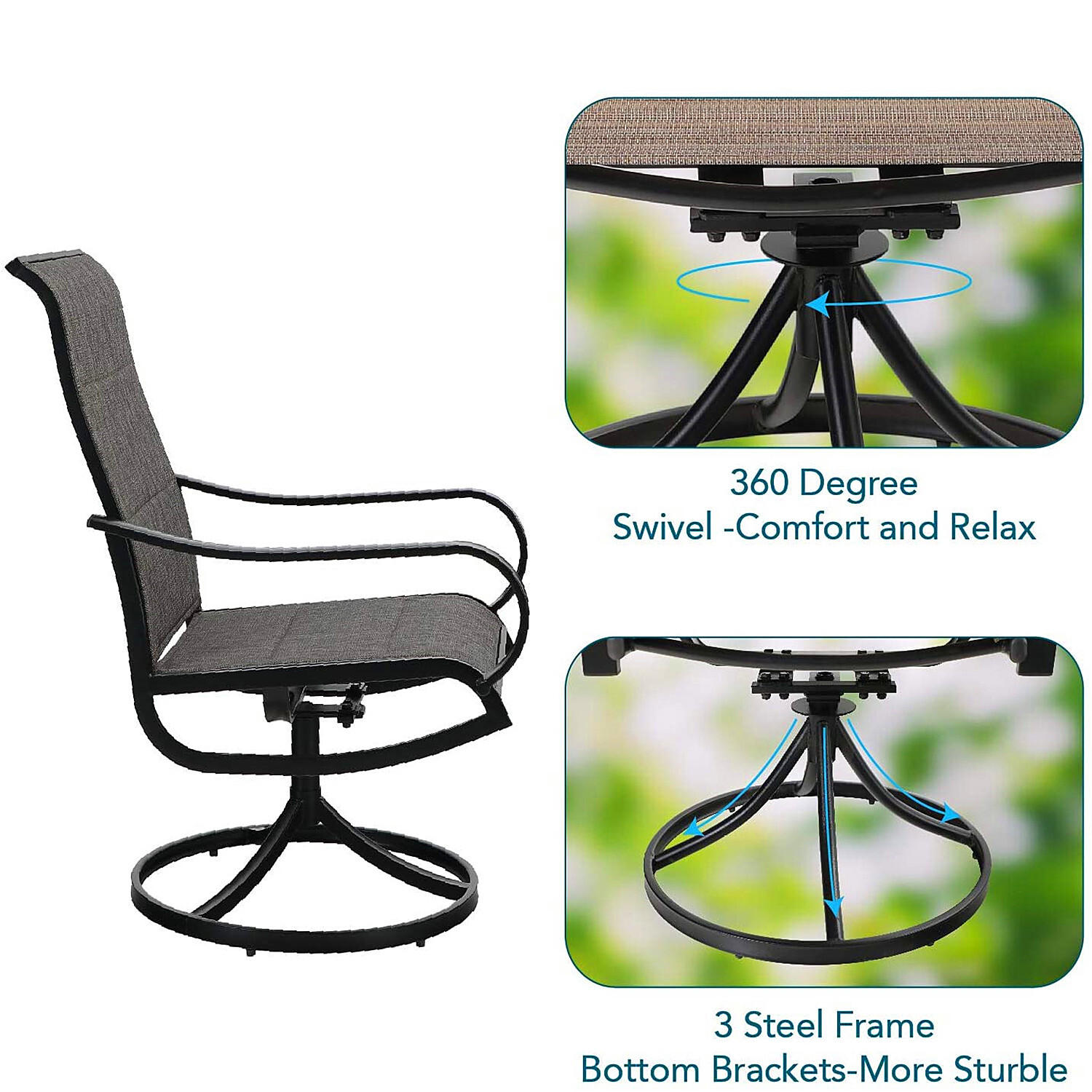 Patio Furniture Set of 6 with  - Kids Outdoor Table With Umbrella avaliação e preço