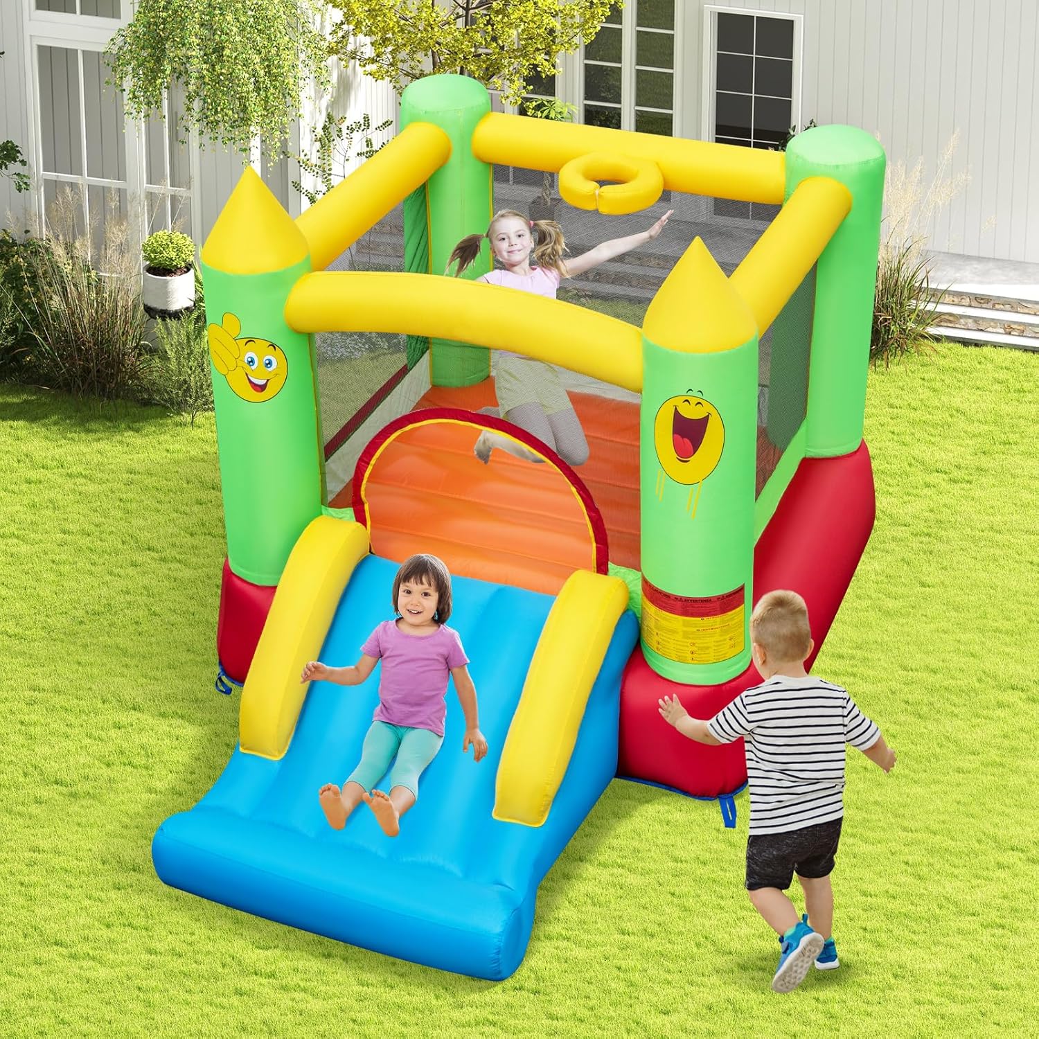 Indoor Outdoor Inflatable Boun - Kids Outdoor Jumping Castle avaliação e preço