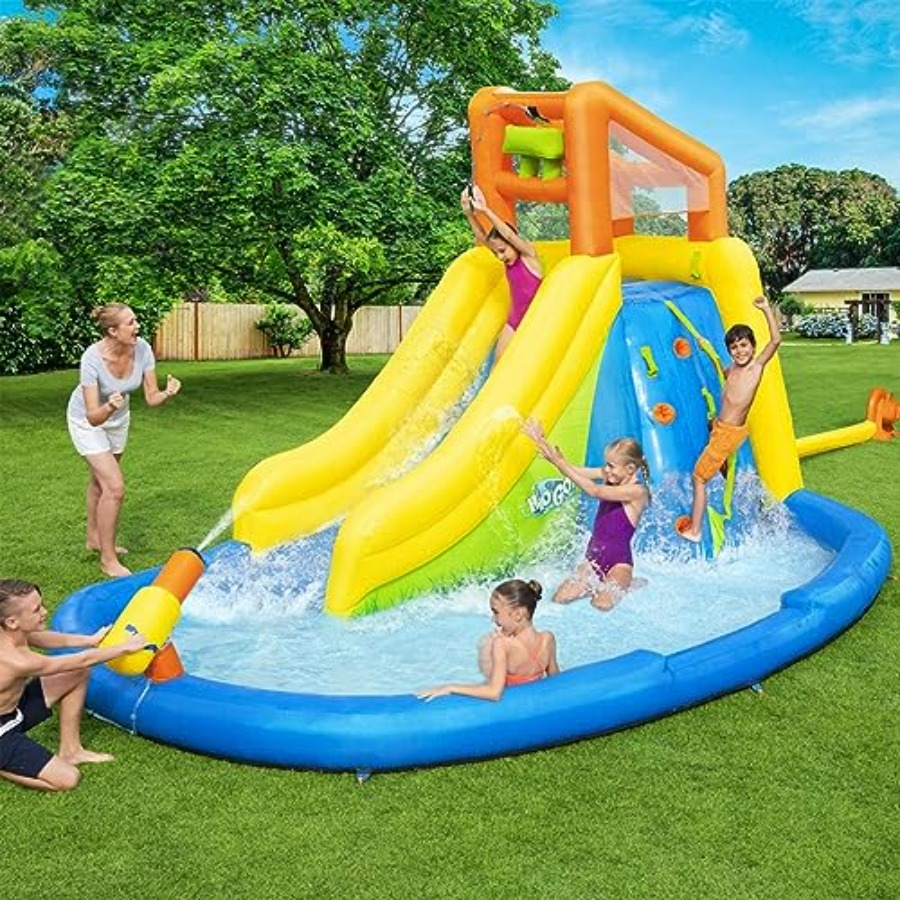 Outdoor backyard water slide f - Kids Outdoor Zone avaliação e preço