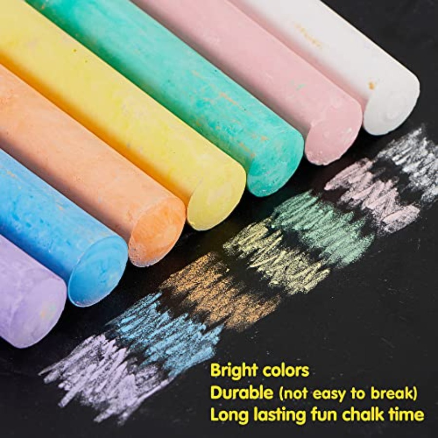 160 PCS Sidewalk Chalks Set-16 - Chalk Outdoor Jumbo avaliação e preço
