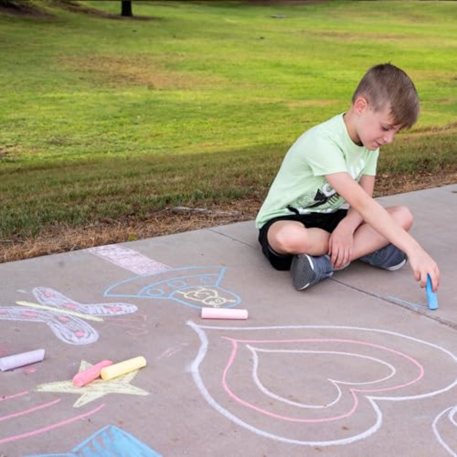 160 PCS Sidewalk Chalks Set-16 - Chalk Outdoor Jumbo avaliação e preço