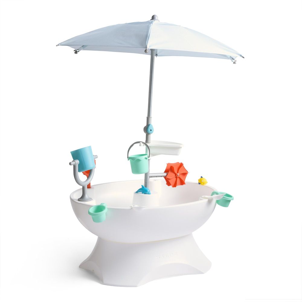 Sunshine Springs Splash Water  - Kids Outdoor Table With Umbrella avaliação e preço