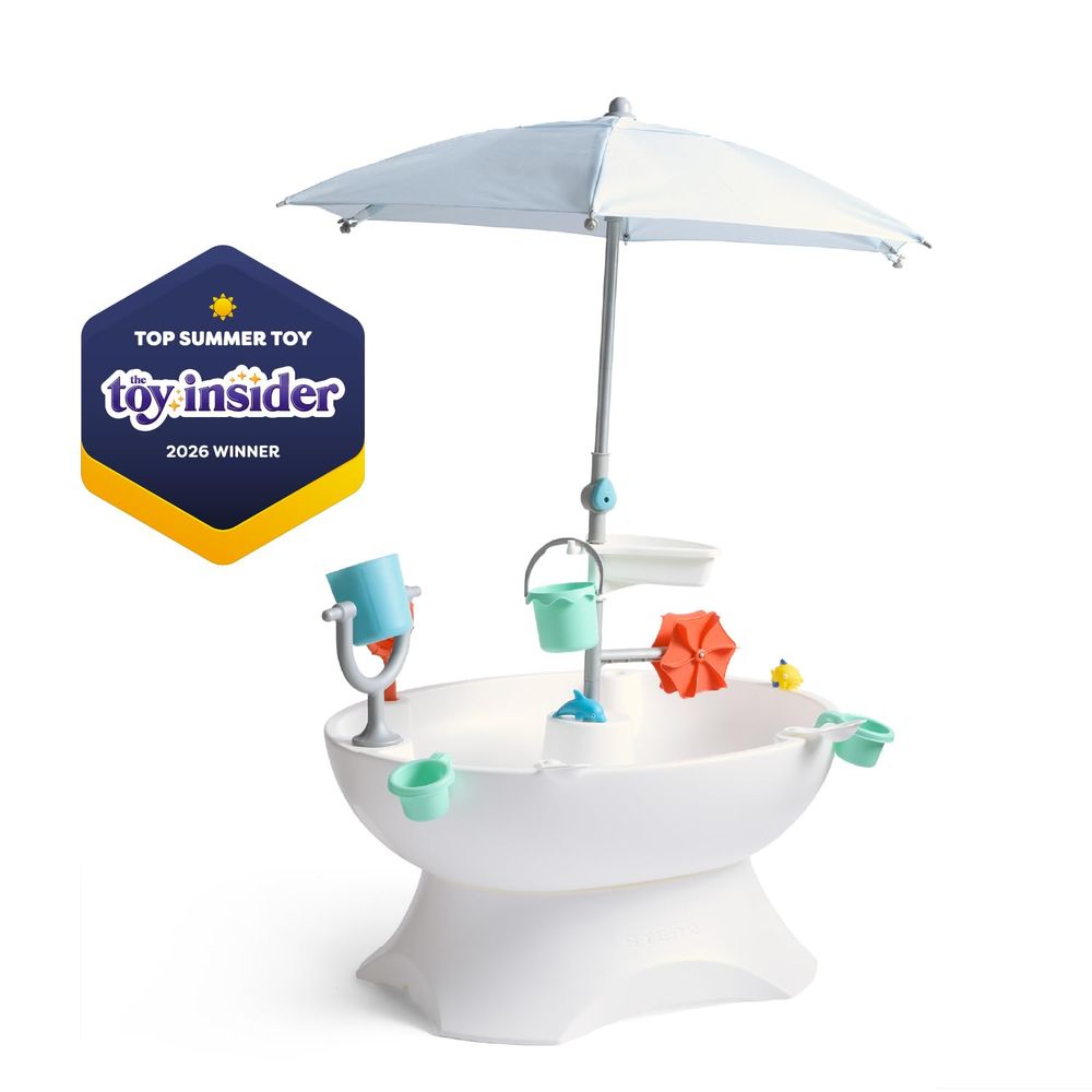 Sunshine Springs Splash Water  - Kids Outdoor Table With Umbrella avaliação e preço