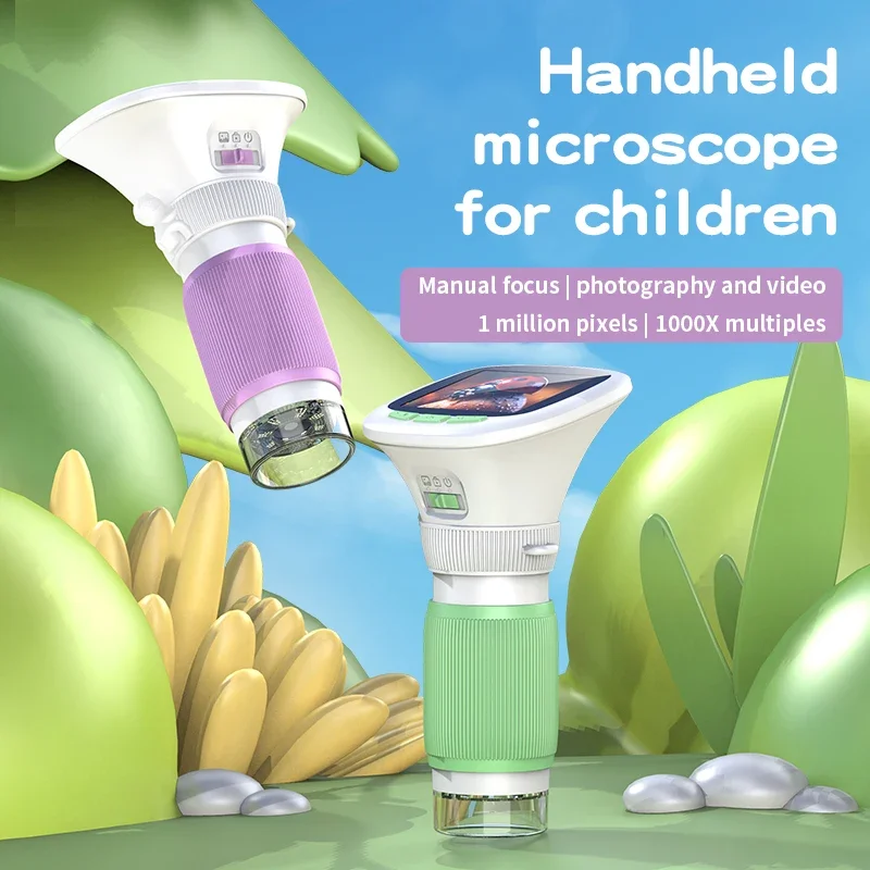 Kids Handheld Microscope with  - Kids Outdoor Microscope avaliação e preço