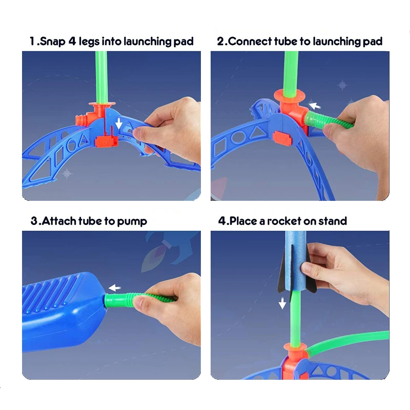 B Kid Outdoor Rocket Foot Pump - Kids Outdoor Toys B&Q avaliação e preço