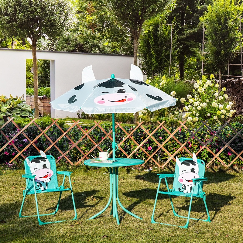Outdoor Folding Kids Table and - Kids Outdoor Table With Umbrella avaliação e preço