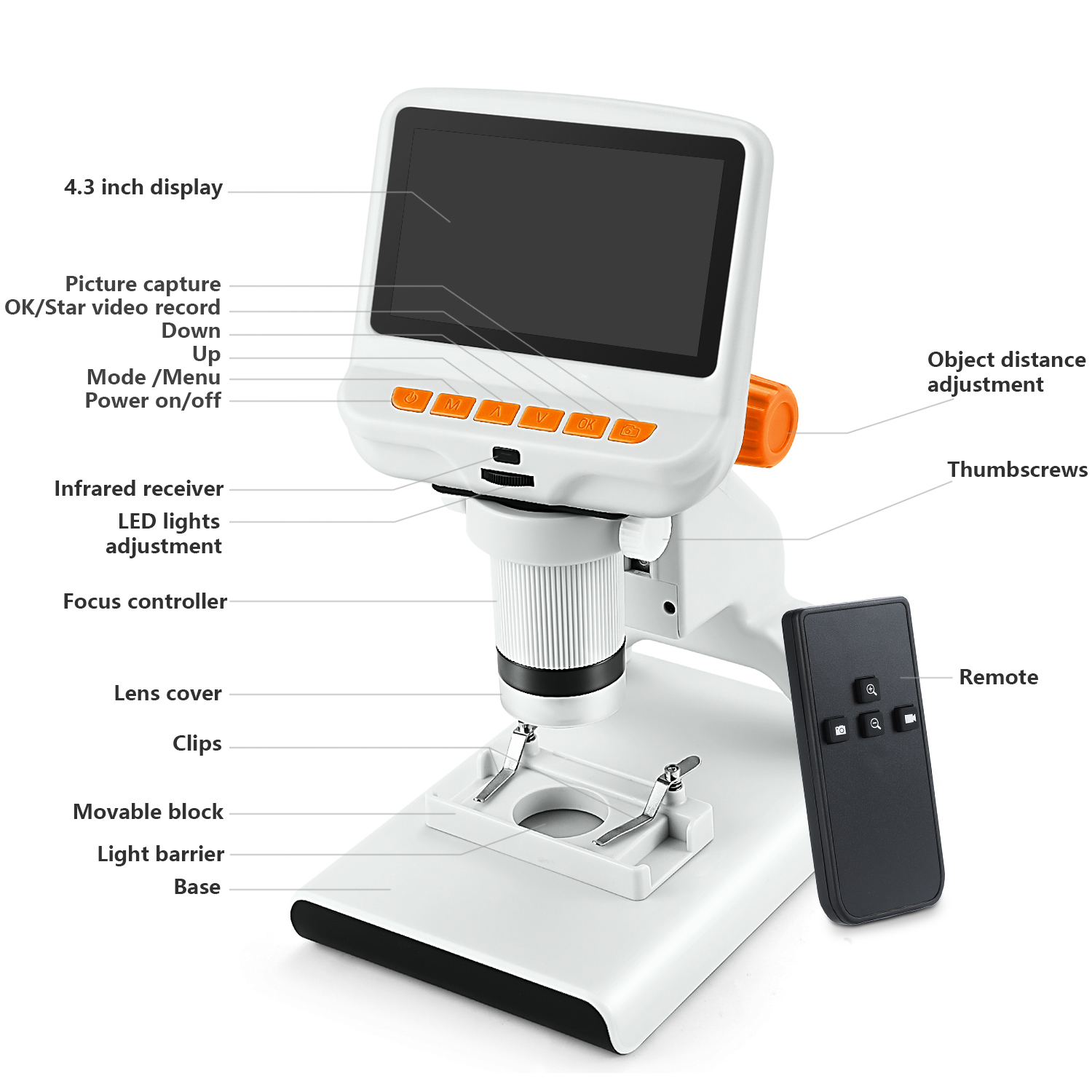 Andonstar 4.3Inch Chlidren 2MP - Kids Outdoor Microscope avaliação e preço
