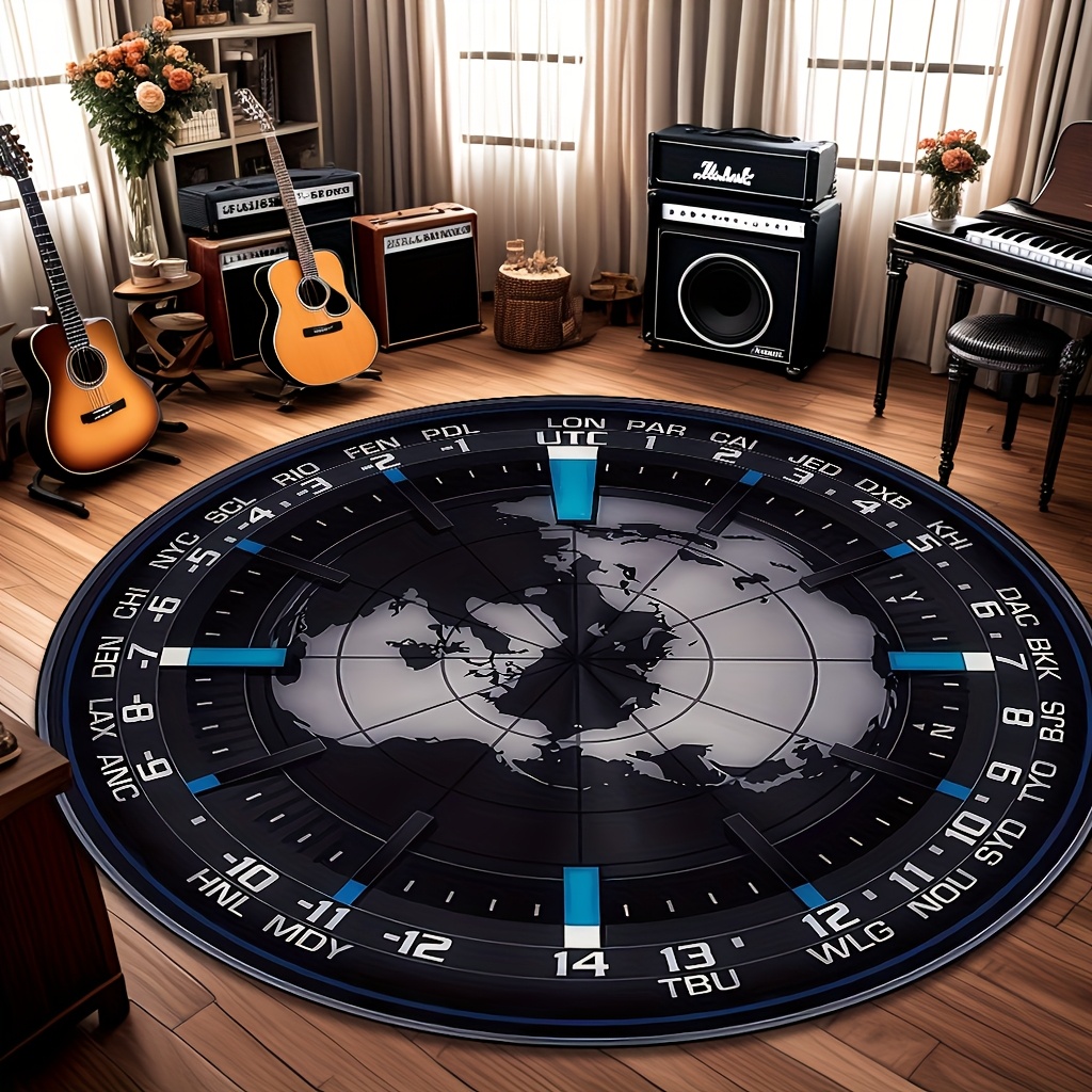 World Time Zone Clock Print Ro - Kids Outdoor Zone avaliação e preço