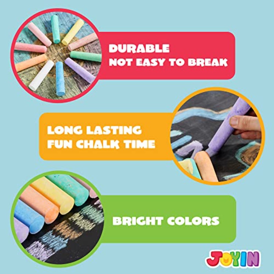 180 PCS Washable Sidewalk Chal - Chalk Outdoor Jumbo avaliação e preço