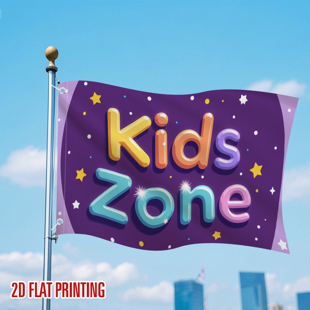 Kids Zone Garden Flag Durable  - Kids Outdoor Zone avaliação e preço