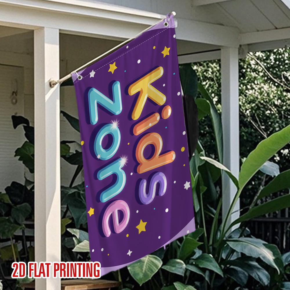 Kids Zone Garden Flag Durable  - Kids Outdoor Zone avaliação e preço