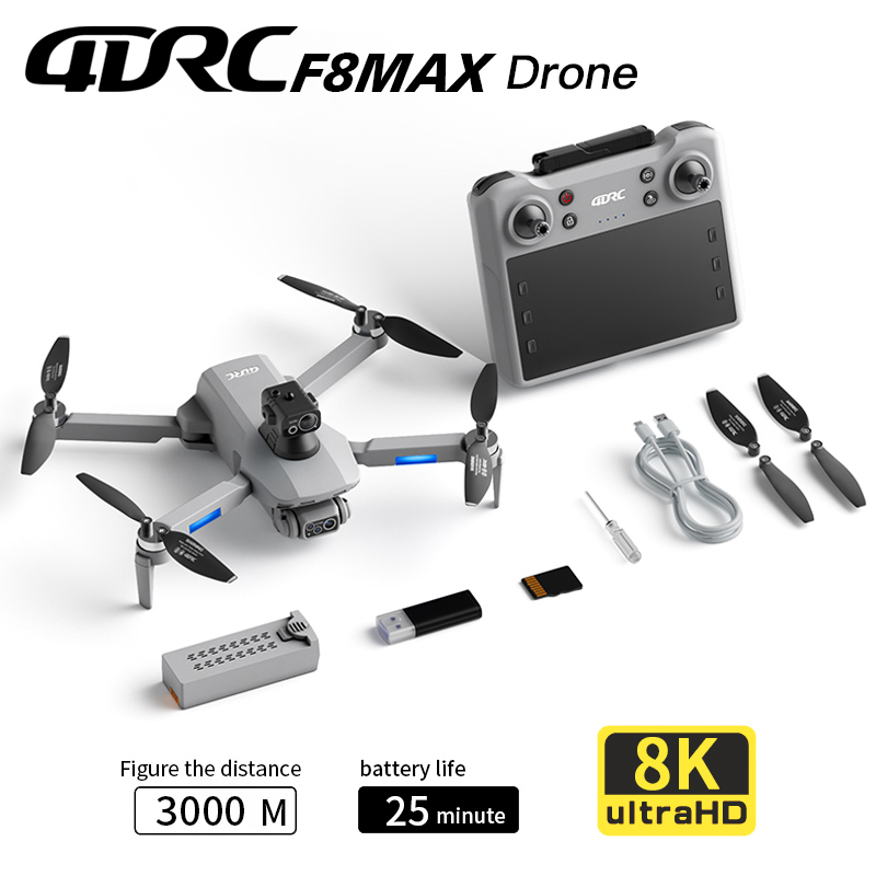 F8 MAX GPS Drone Professional  - Kids Outdoor Toy Storage avaliação e preço