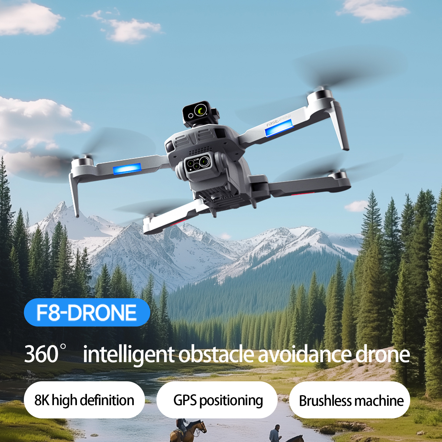 F8 MAX GPS Drone Professional  - Kids Outdoor Toy Storage avaliação e preço