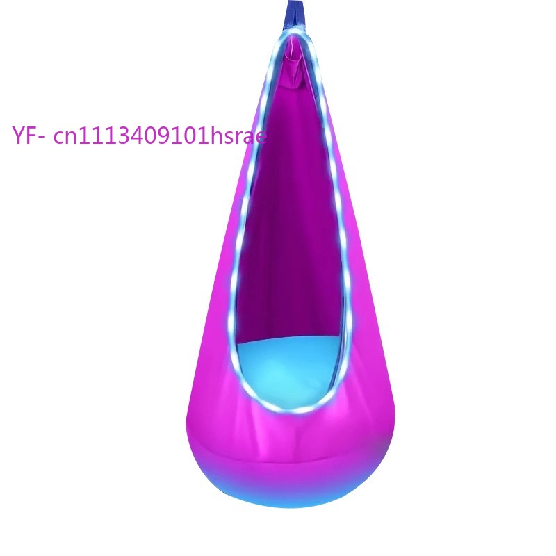 Glowing LED Inflatable Hammock - Kids Outdoor Hammock avaliação e preço