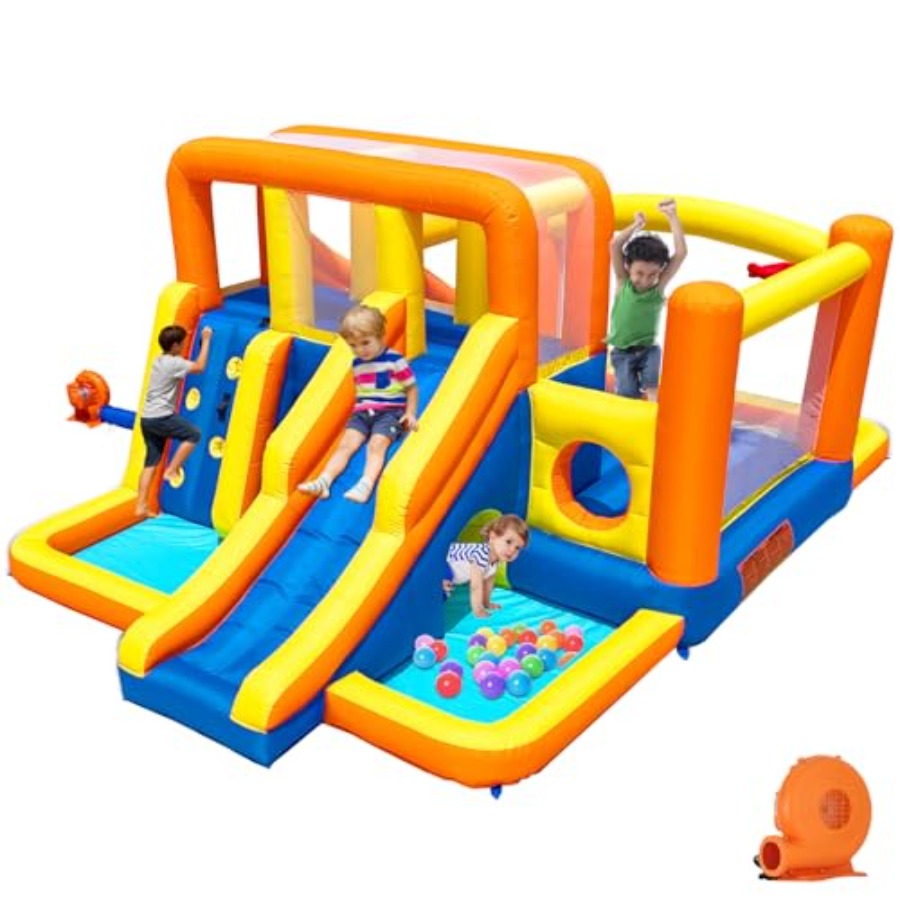 Outdoor bounce house water sli - Kids Outdoor Zone avaliação e preço