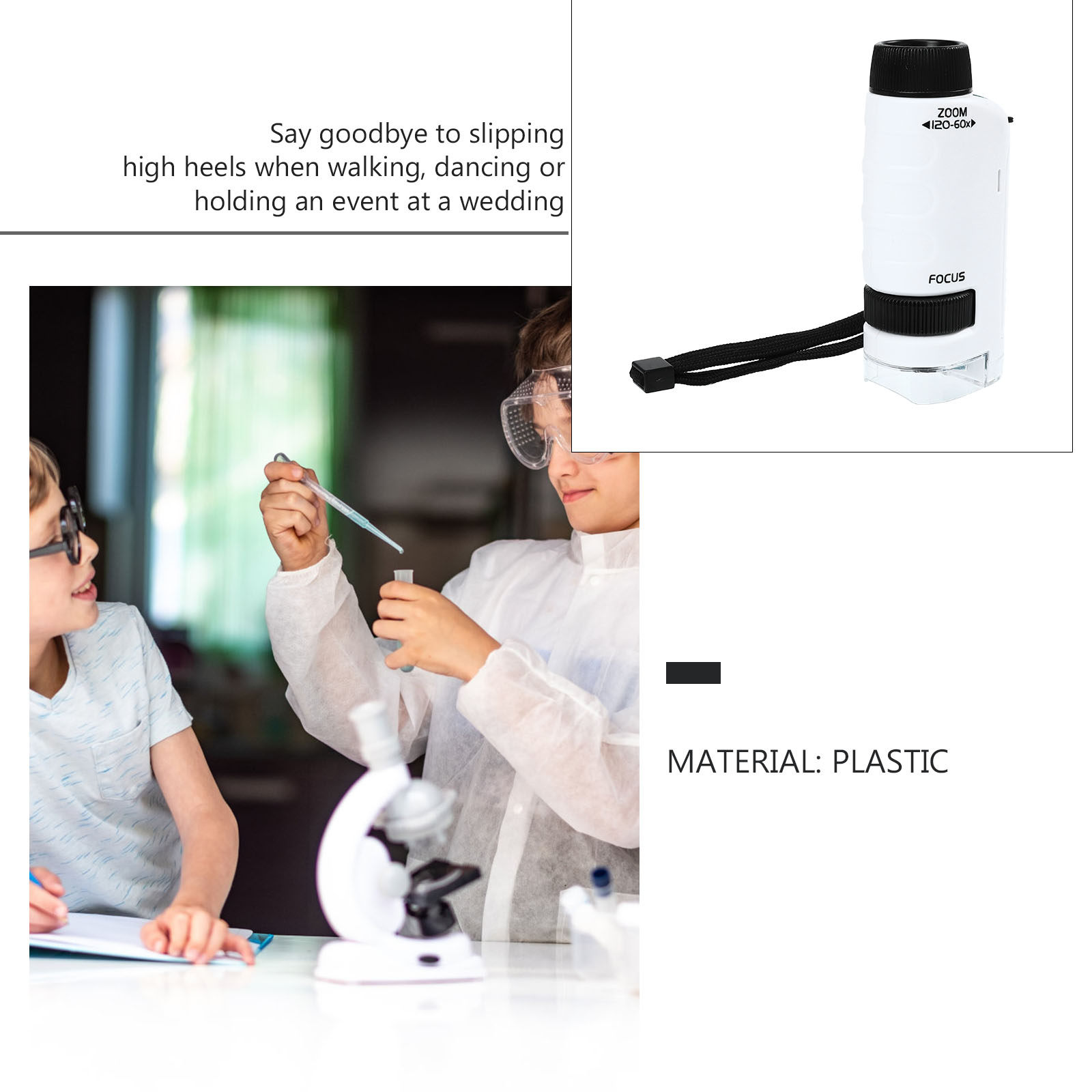 1Set Portable Kids Microscope  - Kids Outdoor Microscope avaliação e preço
