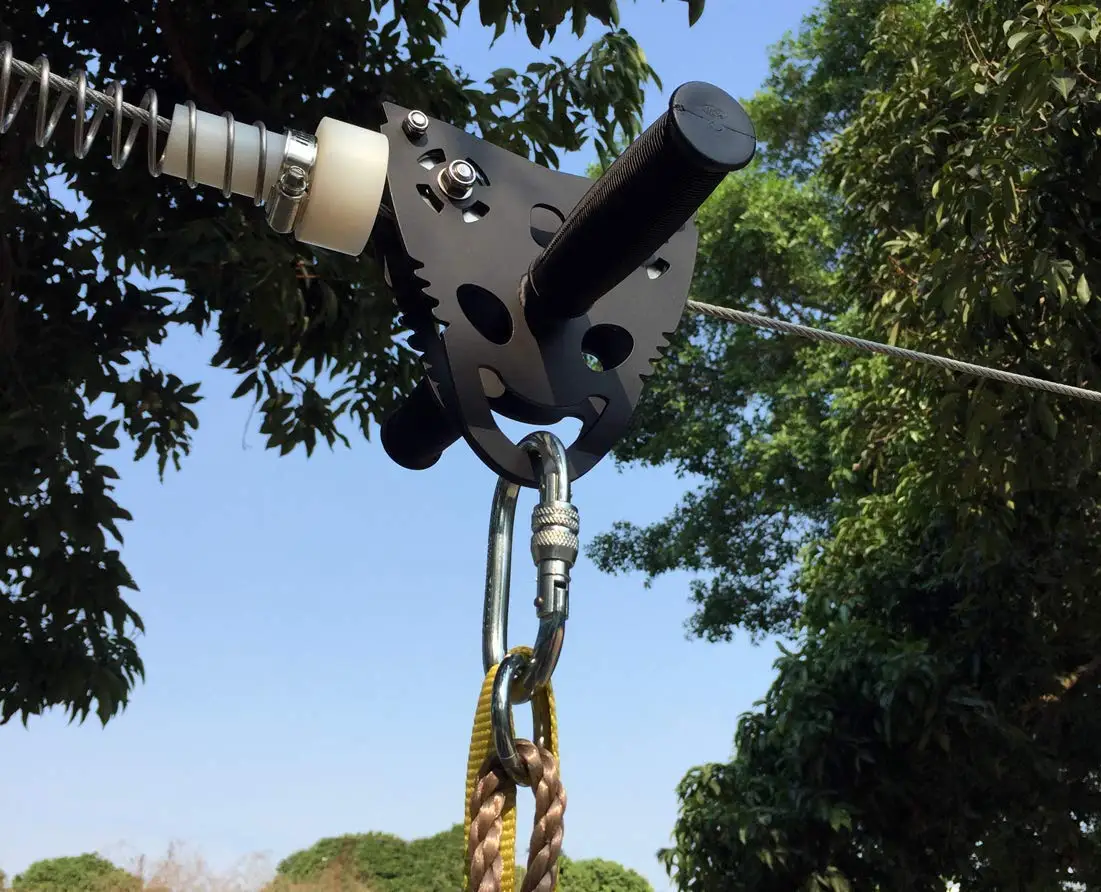 Upgraded 120ft Zip Line Kit fo - Kids Outdoor Adventure Kit avaliação e preço