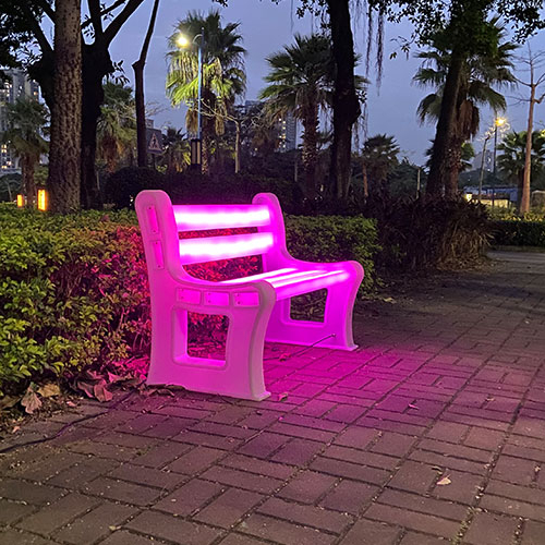 Colorful Outdoor Furniture Glo - Kids Outdoor Bench avaliação e preço