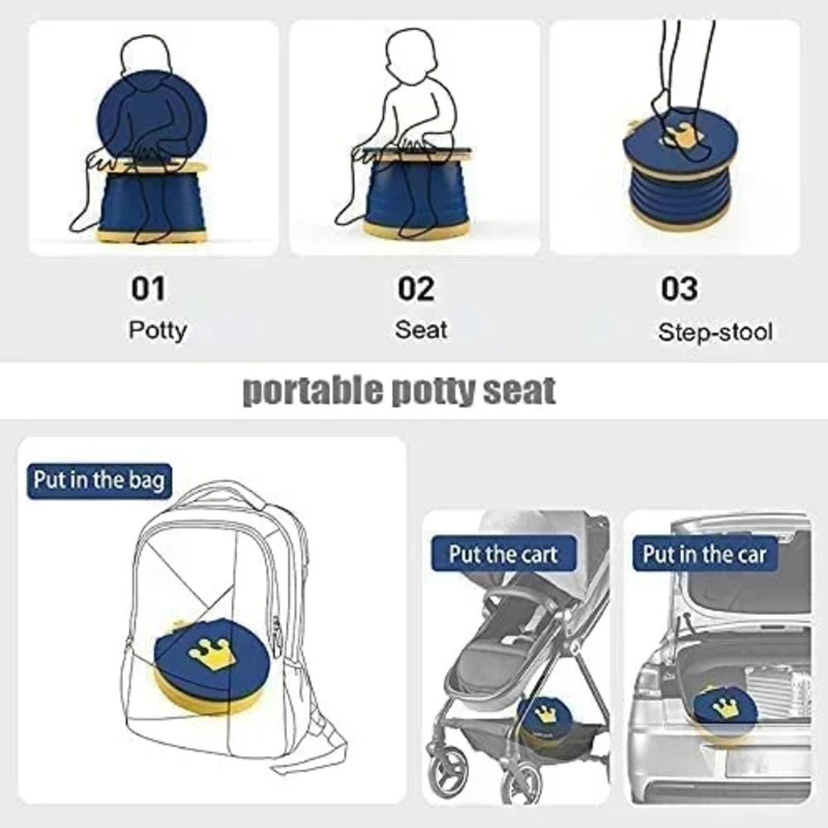 【frki】 Baby Folding Potty Trav - Kids Outdoor Sink avaliação e preço