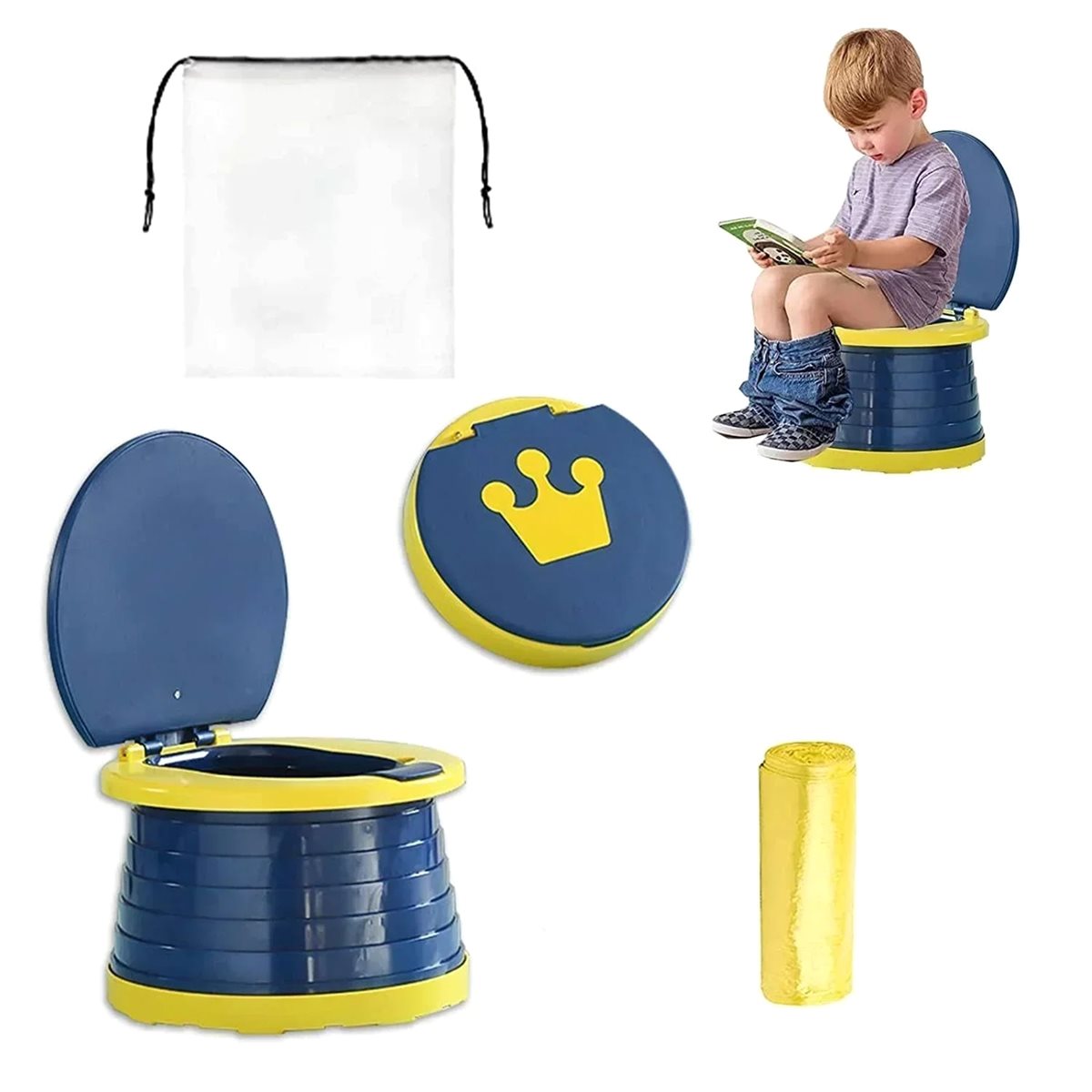 【frki】 Baby Folding Potty Trav - Kids Outdoor Sink avaliação e preço