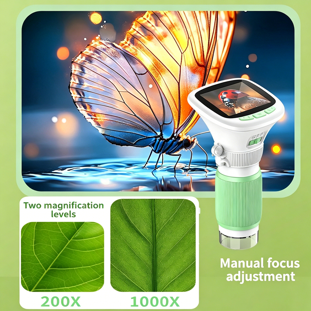 Kids Handheld Microscope with  - Kids Outdoor Microscope avaliação e preço