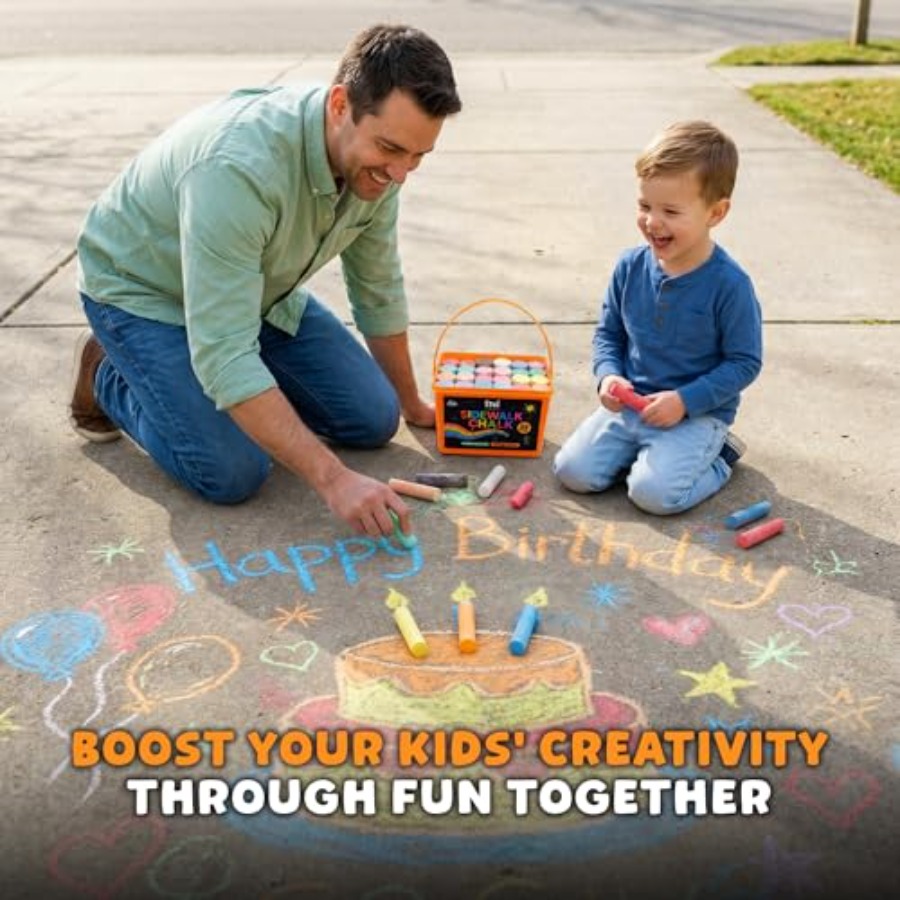 24 PCS Sidewalk Chalk for - 13 - Chalk Outdoor Jumbo avaliação e preço