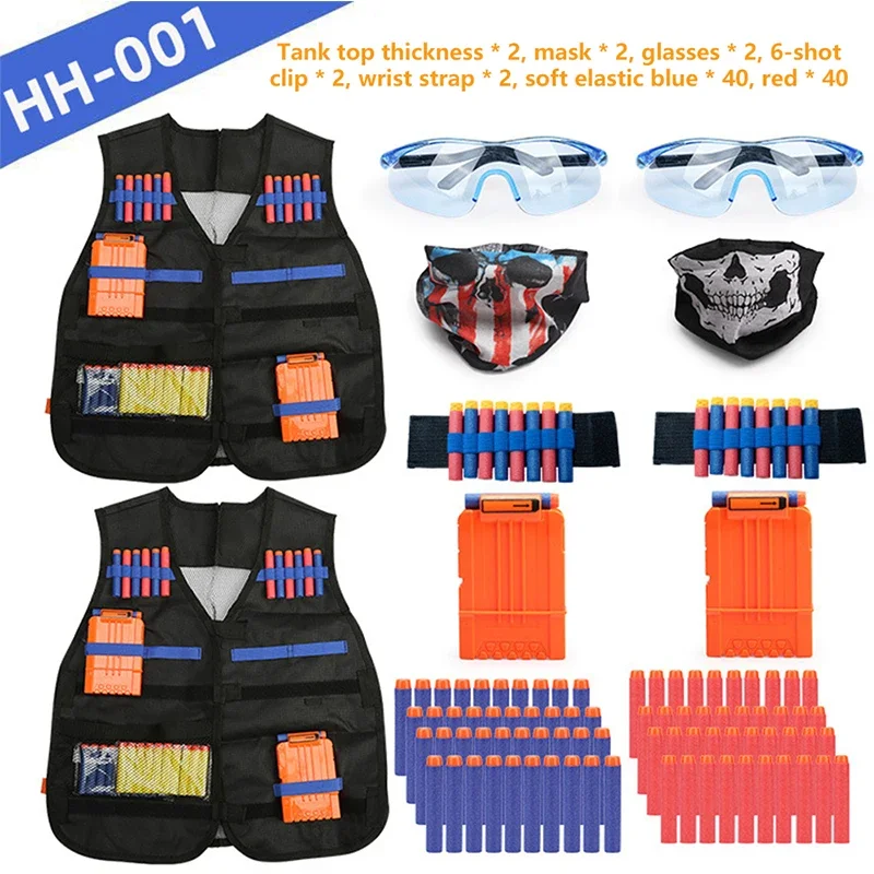B NEW Kids Tactical Vest Suit  - Kids Outdoor Toys B&Q avaliação e preço