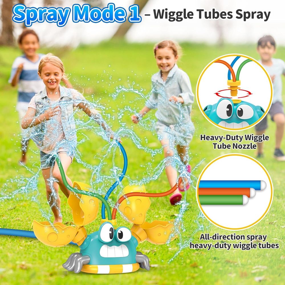 4-in-1 Water Sprinkler Crab To - Kids Outdoor Toys B&Q avaliação e preço