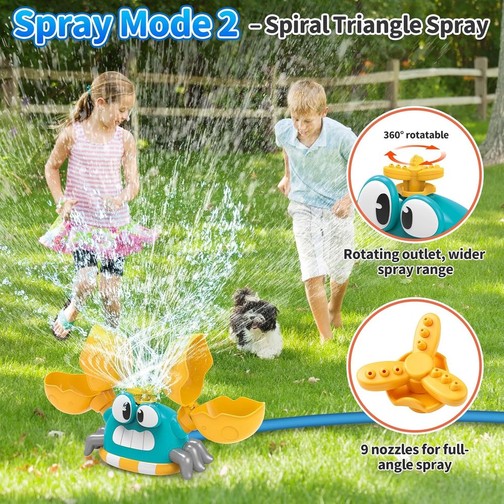 4-in-1 Water Sprinkler Crab To - Kids Outdoor Toys B&Q avaliação e preço