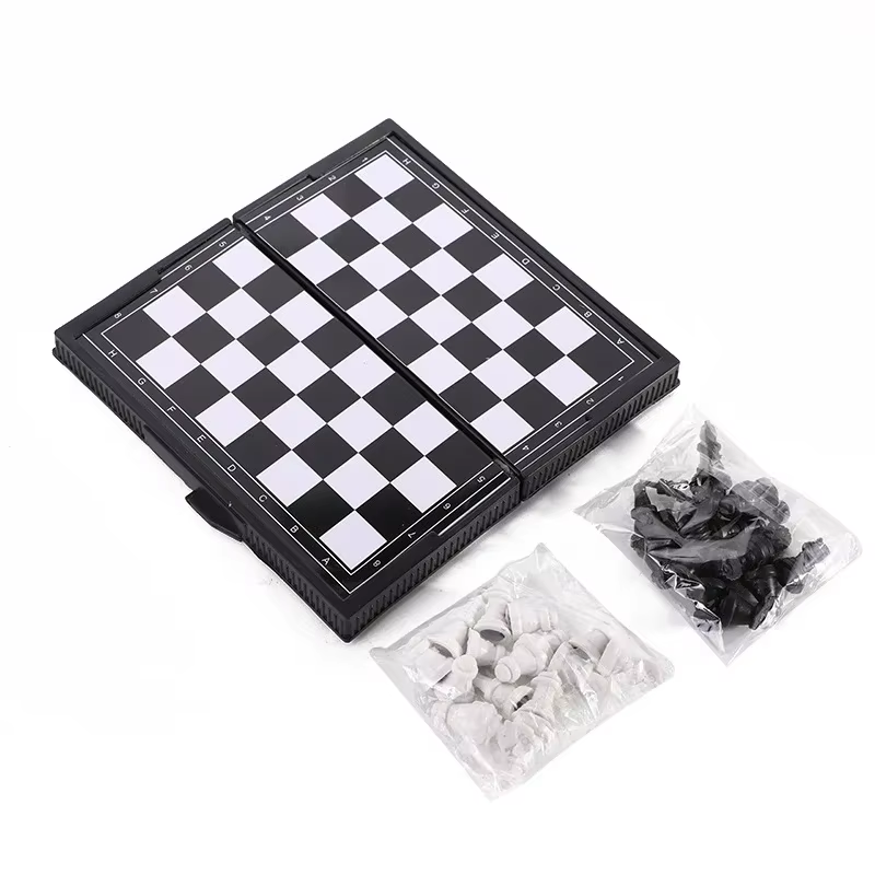 Chess Set  Mini Magnetic  Fold - Kids Outdoor Toys B&Q avaliação e preço