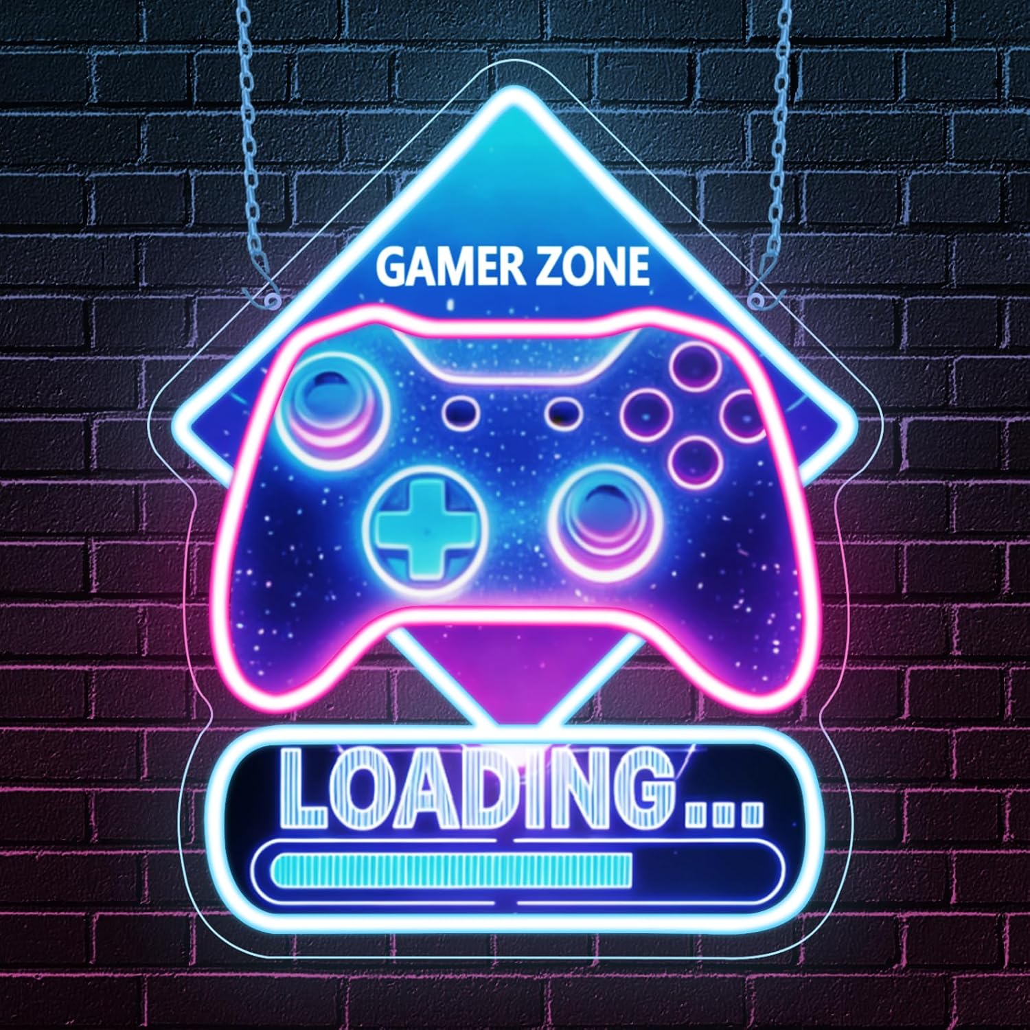 Game Zone Loading Neon Sign Ar - Kids Outdoor Zone avaliação e preço