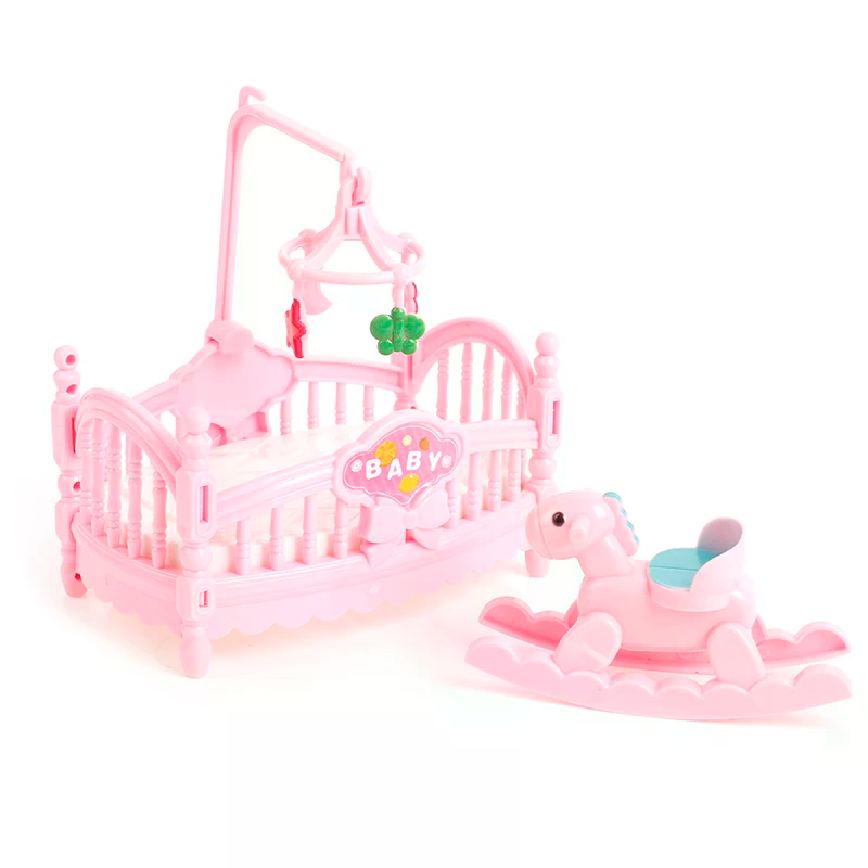 Miniature Crib Wooden Horse Se - Kids Outdoor Table With Umbrella avaliação e preço