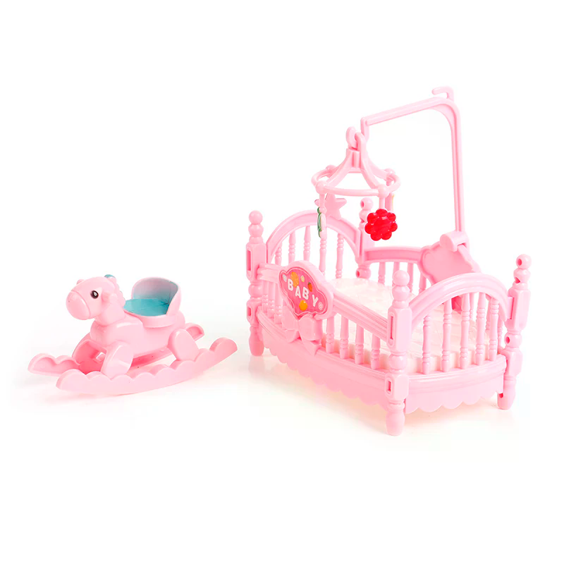 Miniature Crib Wooden Horse Se - Kids Outdoor Table With Umbrella avaliação e preço