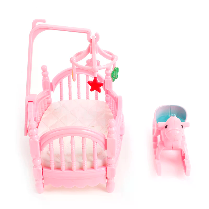Miniature Crib Wooden Horse Se - Kids Outdoor Table With Umbrella avaliação e preço