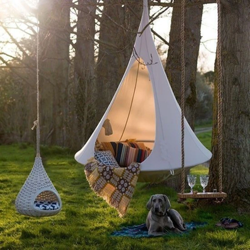 Children Swing Outdoor Garden  - Kids Outdoor Hammock avaliação e preço