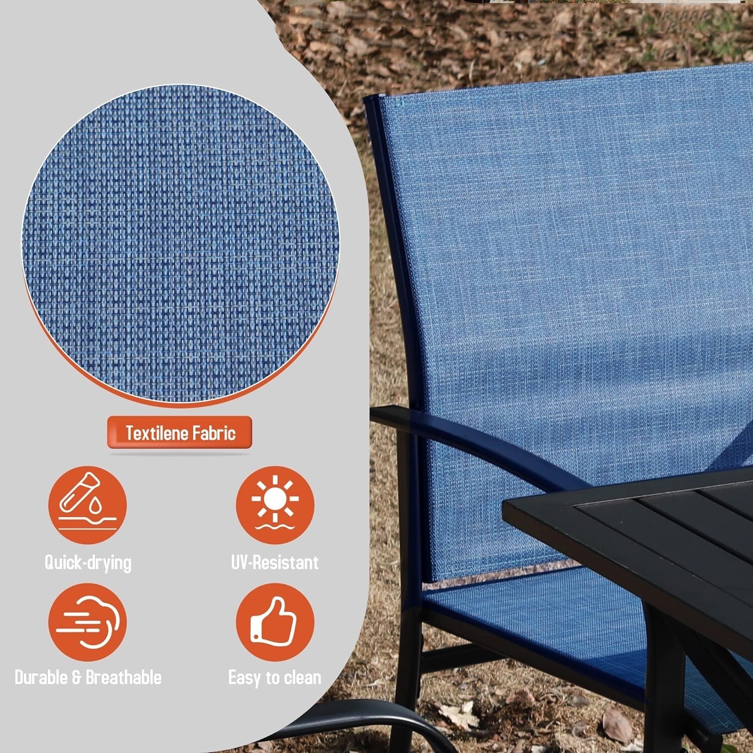 7 Piece Outdoor Dining Set Pat - Kids Outdoor Table With Umbrella avaliação e preço