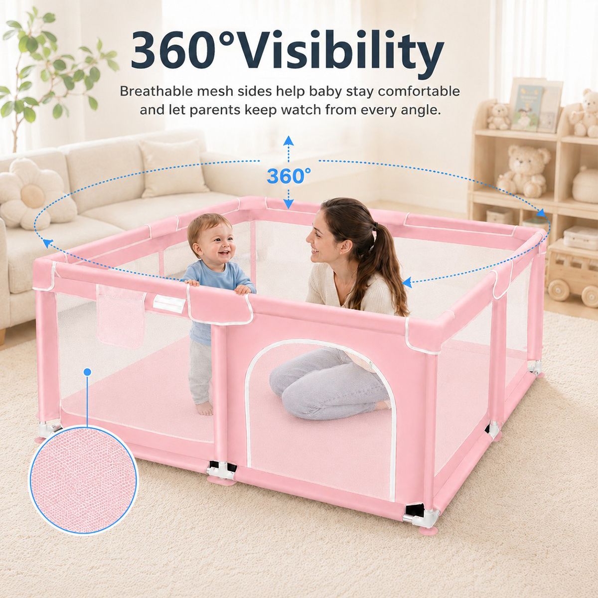 Kmaier Baby Playpen Indoor/Out - Kids Outdoor Zone avaliação e preço