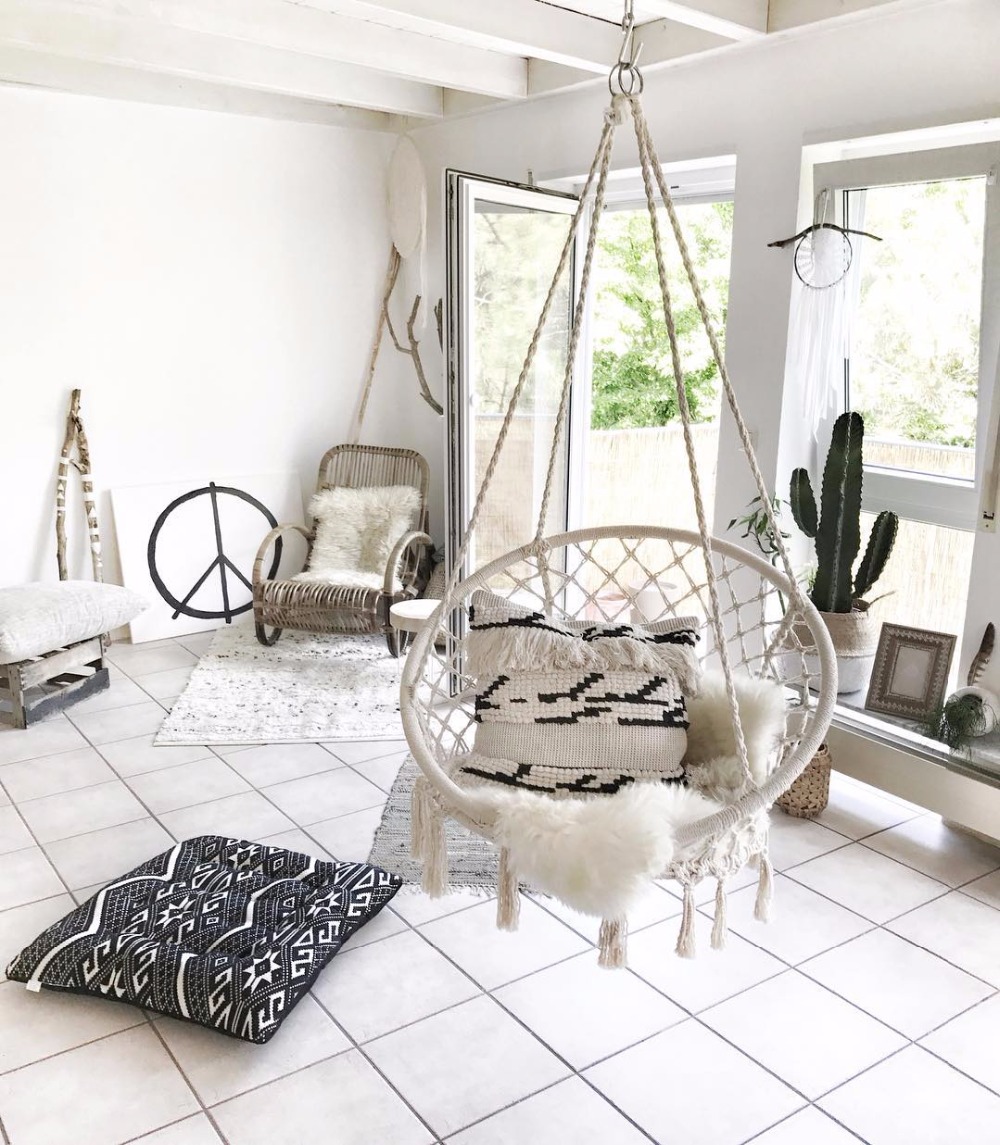 2025 Nordic Garden Handmade Kn - Kids Outdoor Hammock avaliação e preço