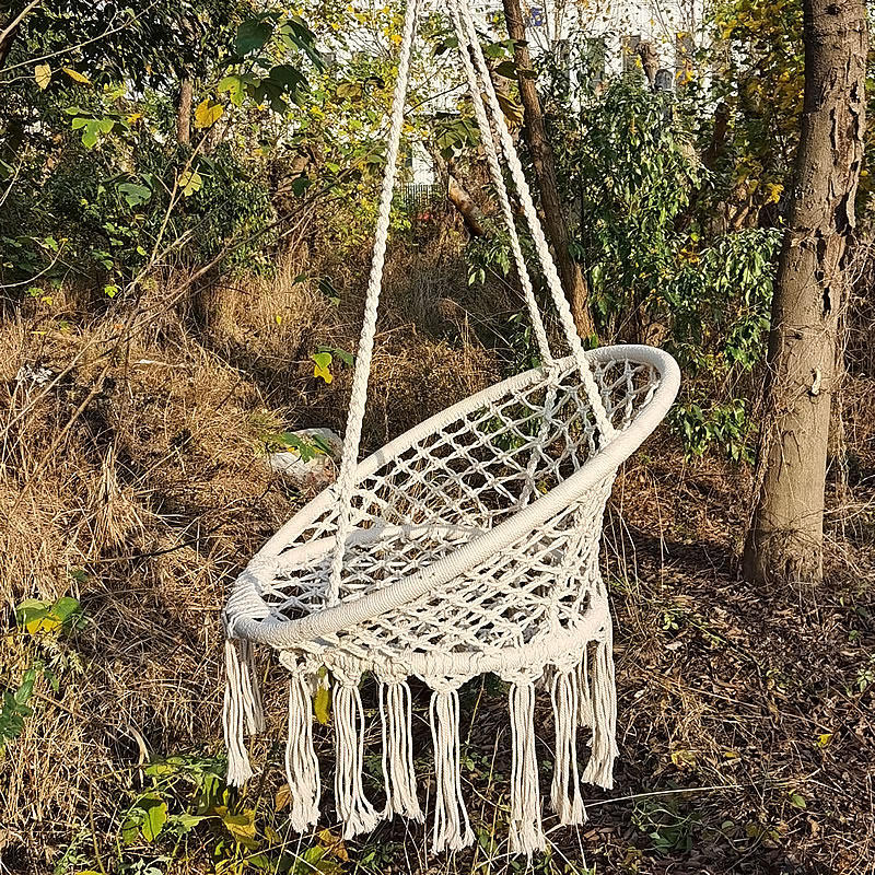 2025 Nordic Garden Handmade Kn - Kids Outdoor Hammock avaliação e preço