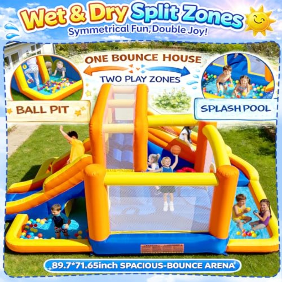 Outdoor bounce house water sli - Kids Outdoor Zone avaliação e preço