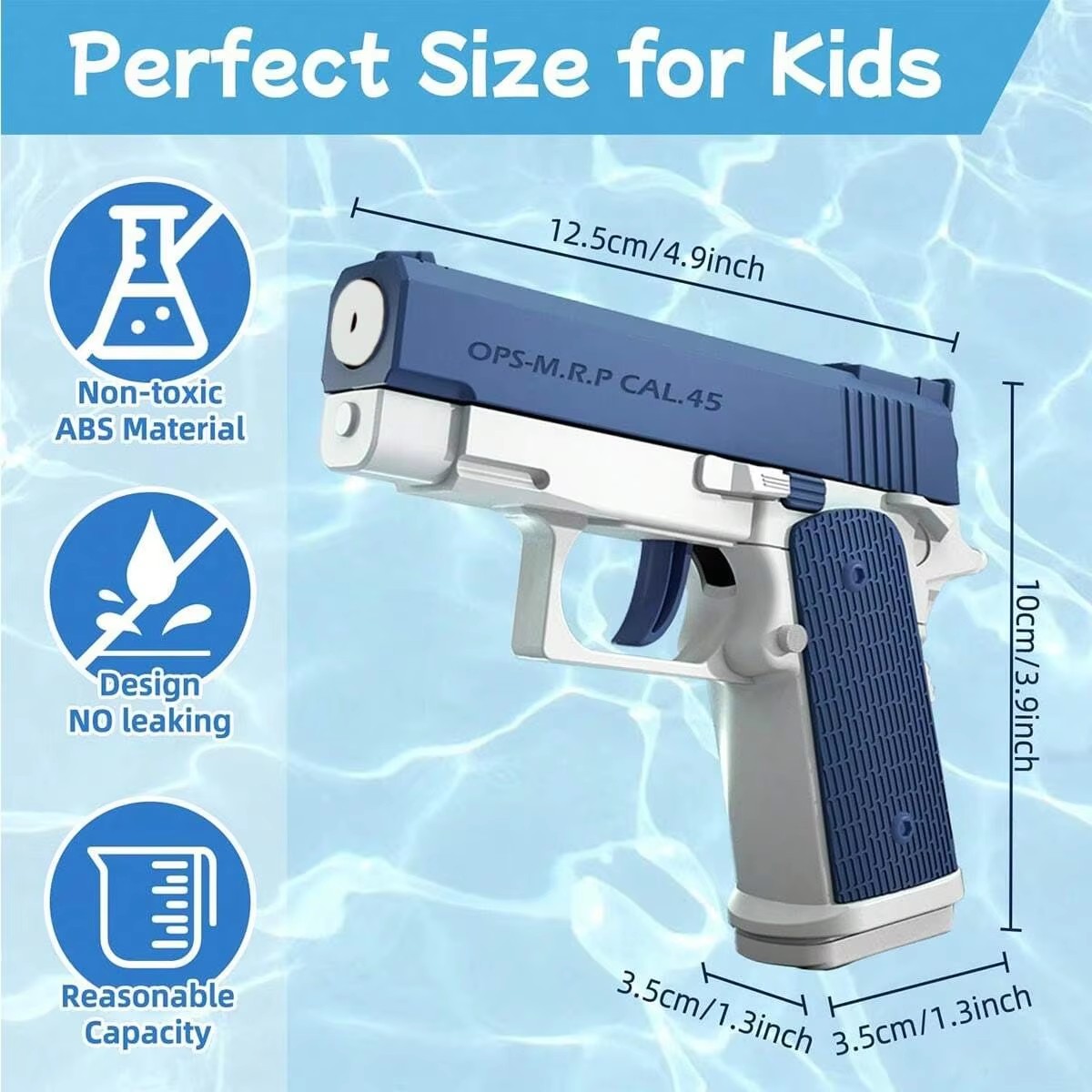 M1911 Summer Water Guns Pistol - Kids Outdoor Music avaliação e preço